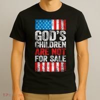 Gods Children Are Not For Sale Protect Children T-Shirt thumb 3