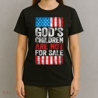 Gods Children Are Not For Sale Protect Children T-Shirt thumb 4