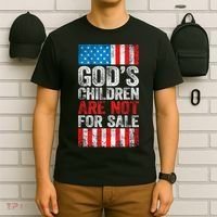 Gods Children Are Not For Sale Protect Children T-Shirt thumb 6
