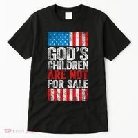 Gods Children Are Not For Sale Protect Children Tall T-Shirt thumb 0