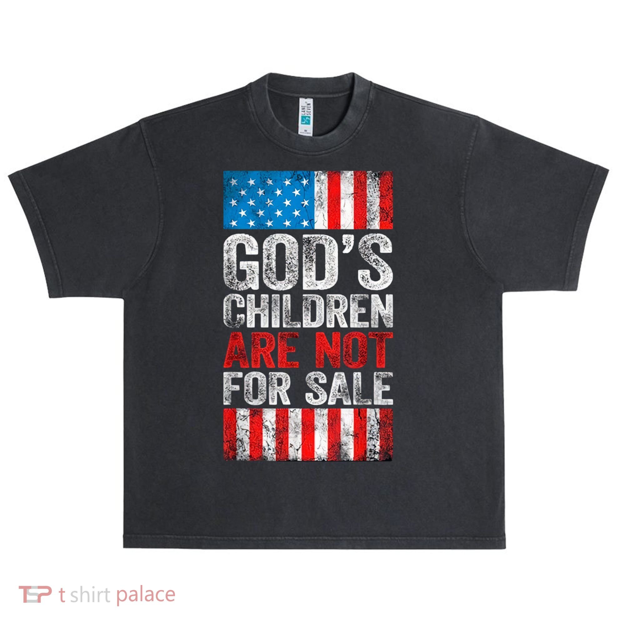 Gods Children Are Not For Sale Protect Children Urban Oversized Heavyweight T-Shirt