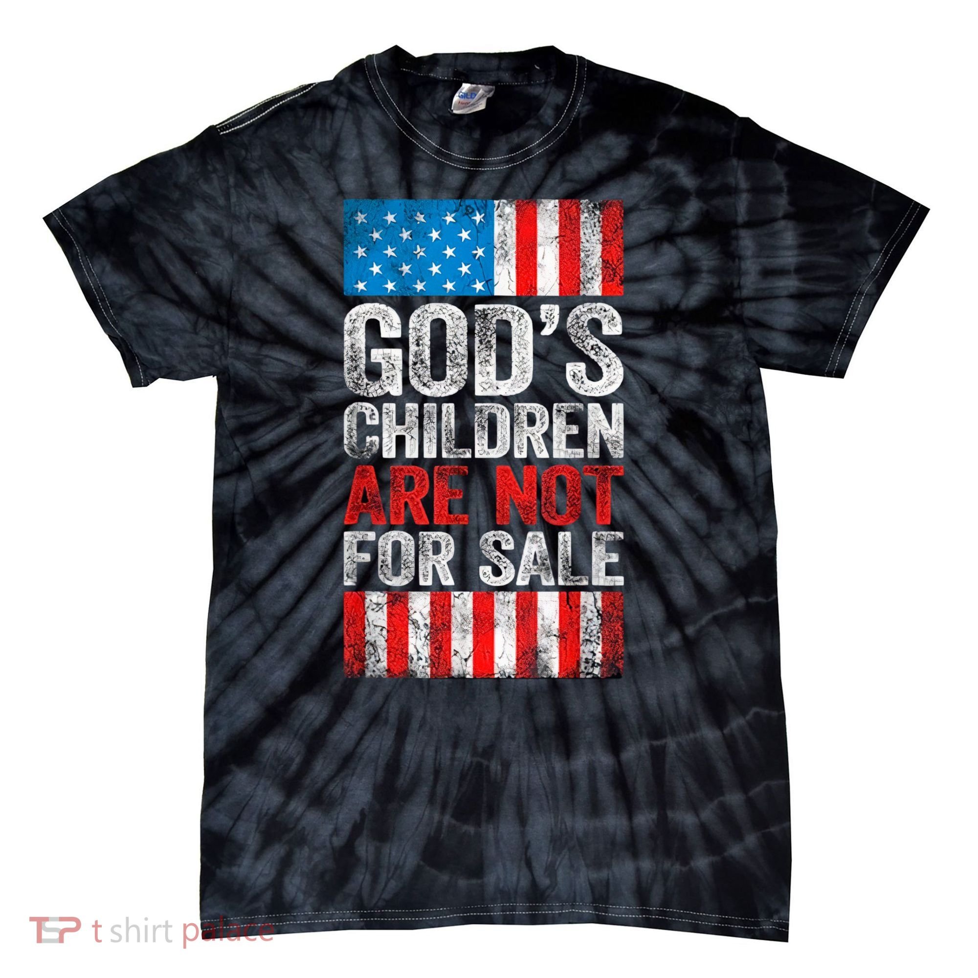 Gods Children Are Not For Sale Protect Children Tie-Dye T-Shirt