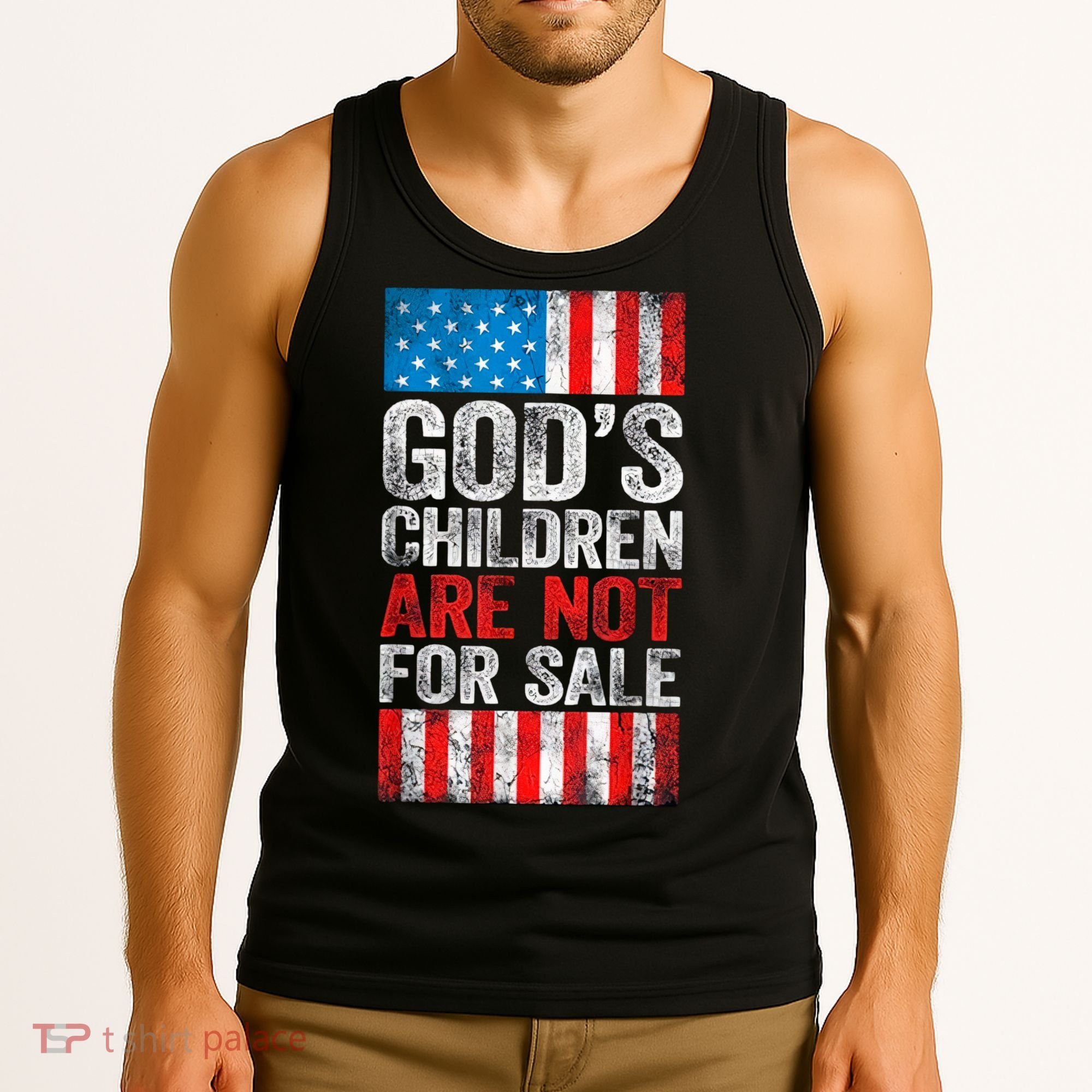 Gods Children Are Not For Sale Protect Children Tank Top