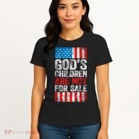 Gods Children Are Not For Sale Protect Children Women's T-Shirt thumb 4