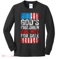 Gods Children Are Not For Sale Protect Children Kids Long Sleeve Shirt thumb 0