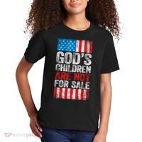 Gods Children Are Not For Sale Protect Children Kids T-Shirt thumb 2