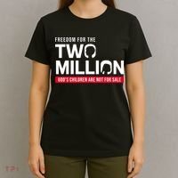 Gods Children Are Not For Sale Freedom For The Two Million T-Shirt thumb 4