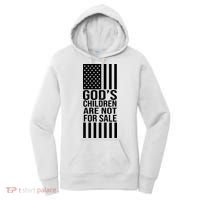 Gods Children Are Not For Sale American Flag Women's Hoodie thumb 0
