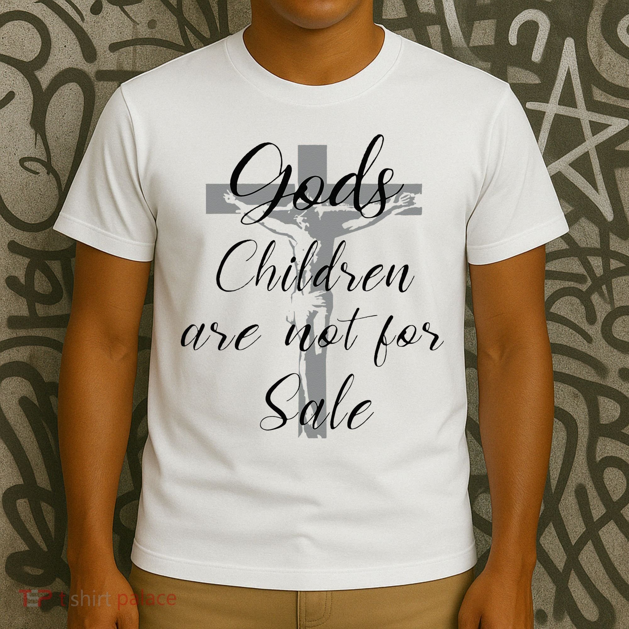 God's Children Are Not For Sale Jesus Christ Christian T-Shirt