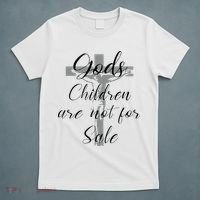 God's Children Are Not For Sale Jesus Christ Christian T-Shirt thumb 5