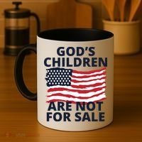 Gods Children Are Not For Sale Awareness Coffee Mug thumb 4