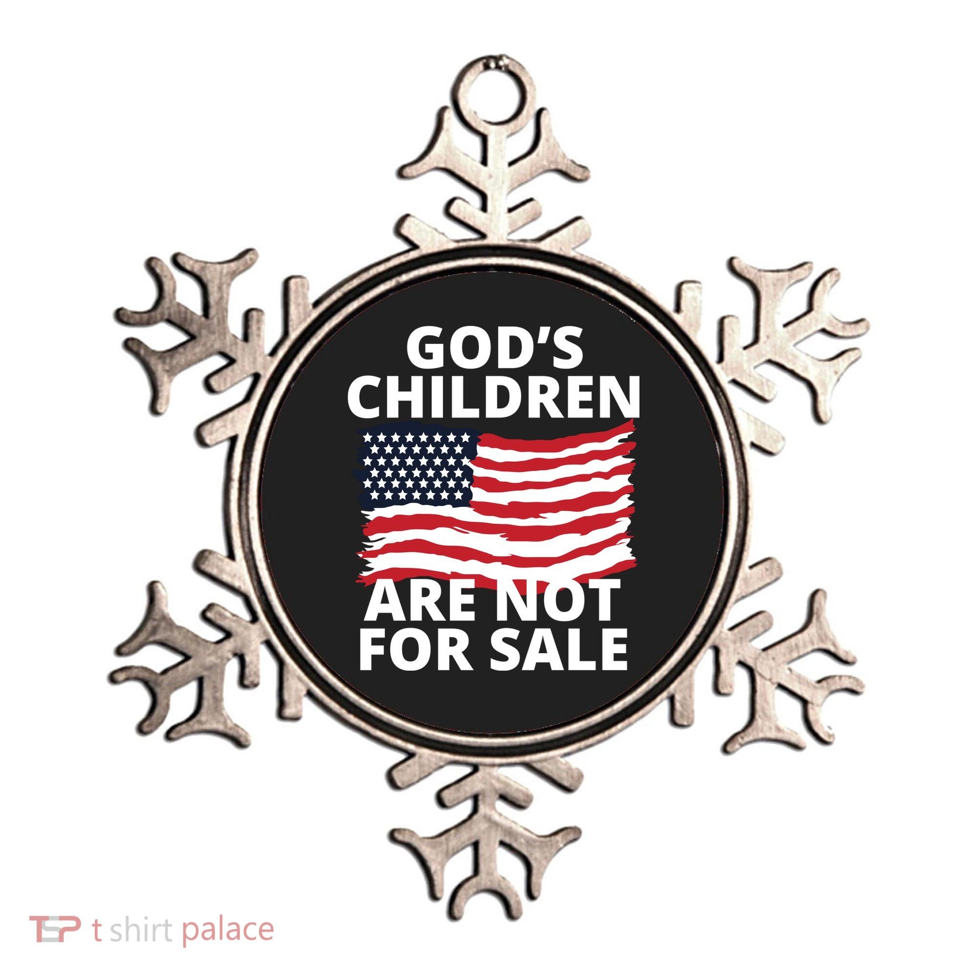Gods Children Are Not For Sale Awareness Ornament
