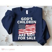 Gods Children Are Not For Sale Awareness Sweatshirt thumb 2