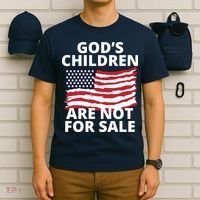 Gods Children Are Not For Sale Awareness T-Shirt thumb 6
