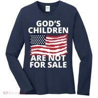Gods Children Are Not For Sale Awareness Women's Long Sleeve Shirt thumb 0