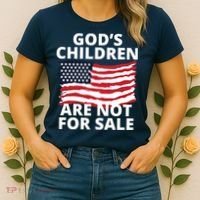 Gods Children Are Not For Sale Awareness Women's T-Shirt thumb 2
