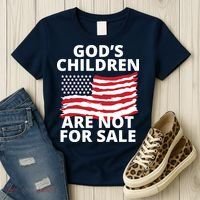 Gods Children Are Not For Sale Awareness Women's T-Shirt thumb 3