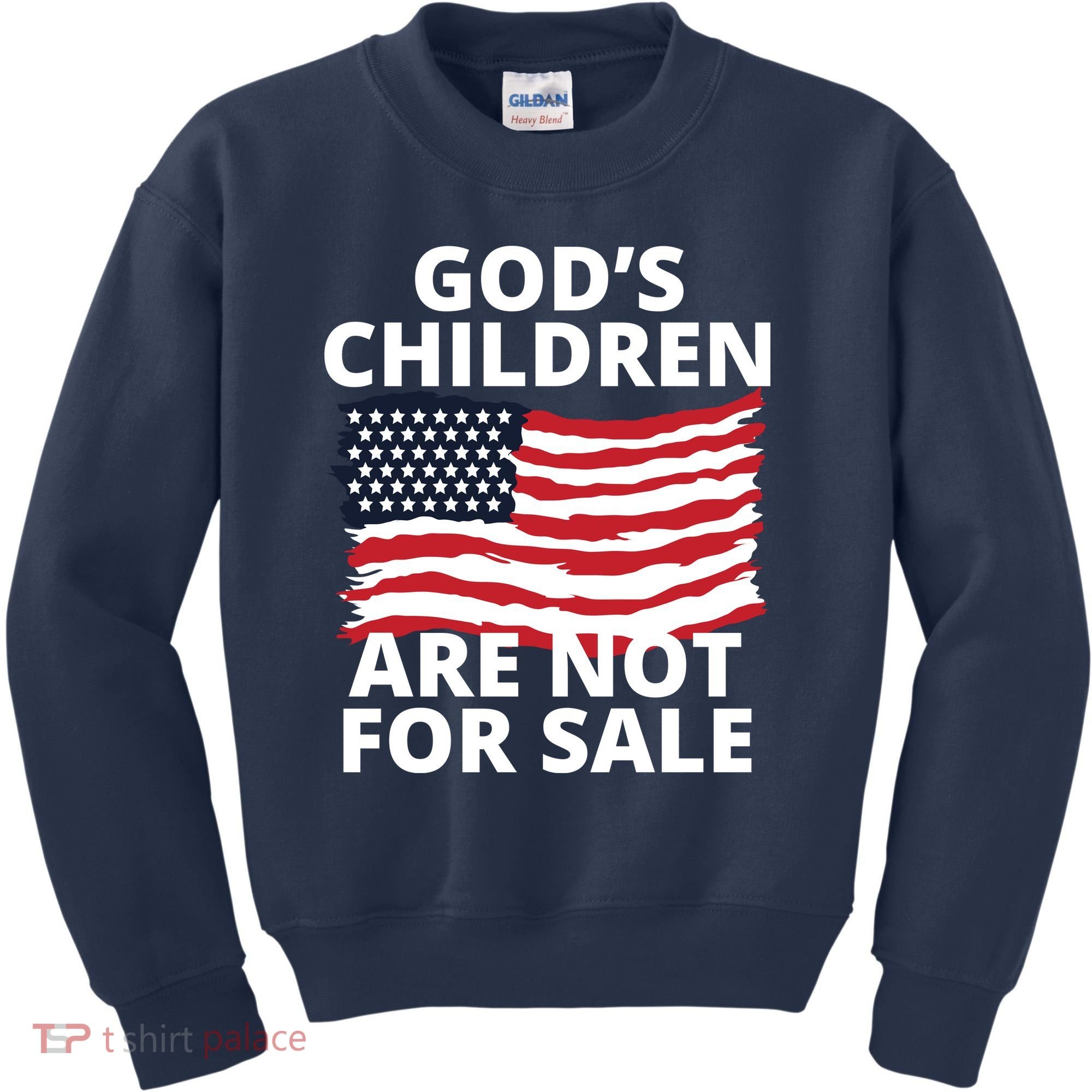 Gods Children Are Not For Sale Awareness Kids Sweatshirt