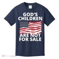 Gods Children Are Not For Sale Awareness Kids T-Shirt thumb 0