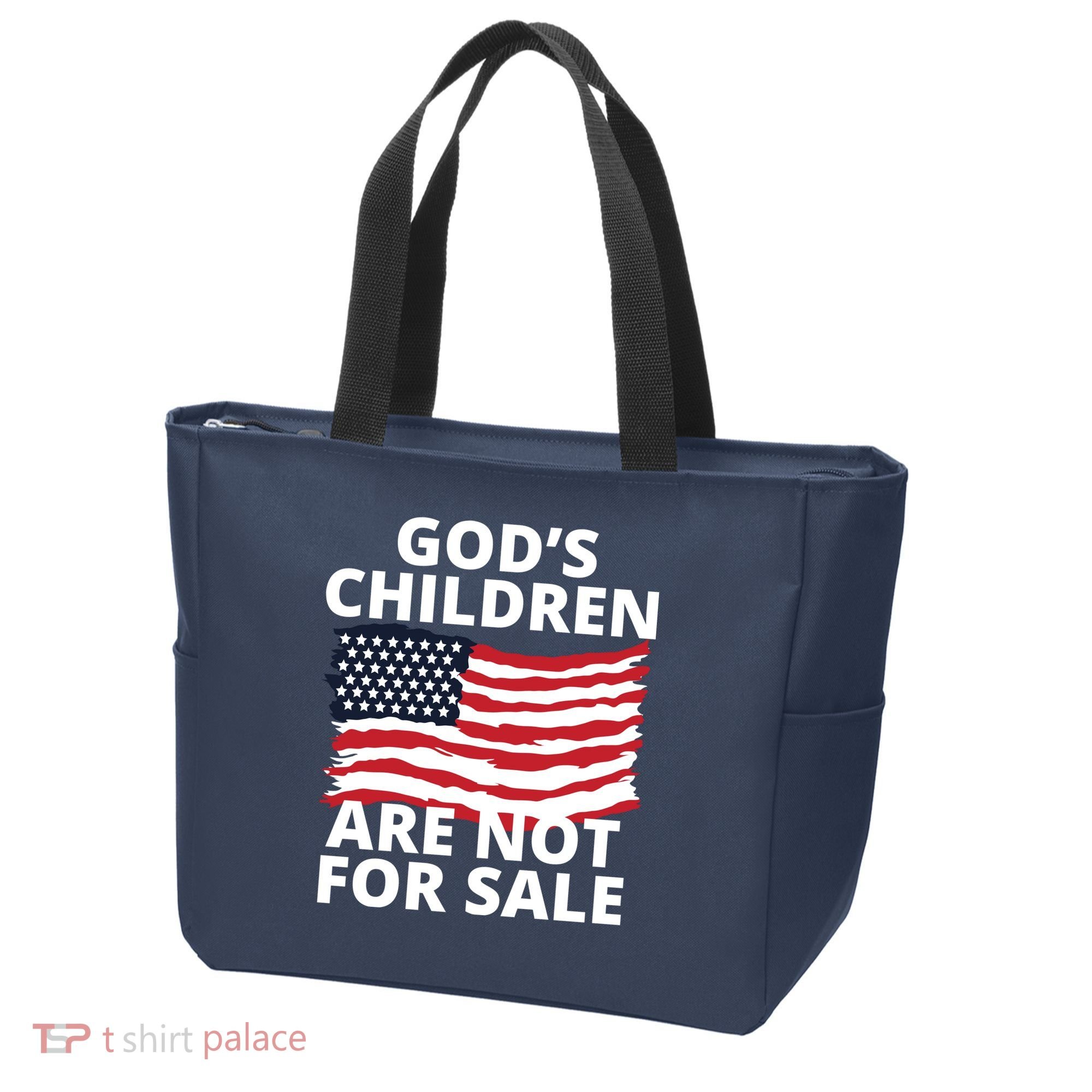 Gods Children Are Not For Sale Awareness Tote Bag