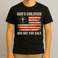 Gods Children Are Not For Sale Quote Gods Children T-Shirt thumb 3