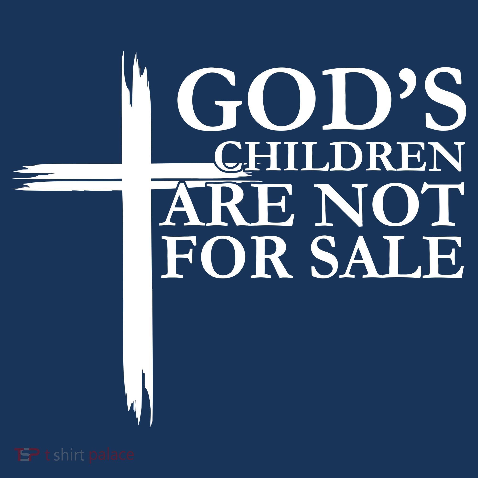 Gods Children Are Not For Sale Cross Sweatshirt