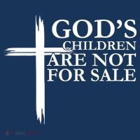 Gods Children Are Not For Sale Cross Women's Hoodie thumb 2