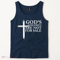 Gods Children Are Not For Sale Cross Tank Top thumb 2
