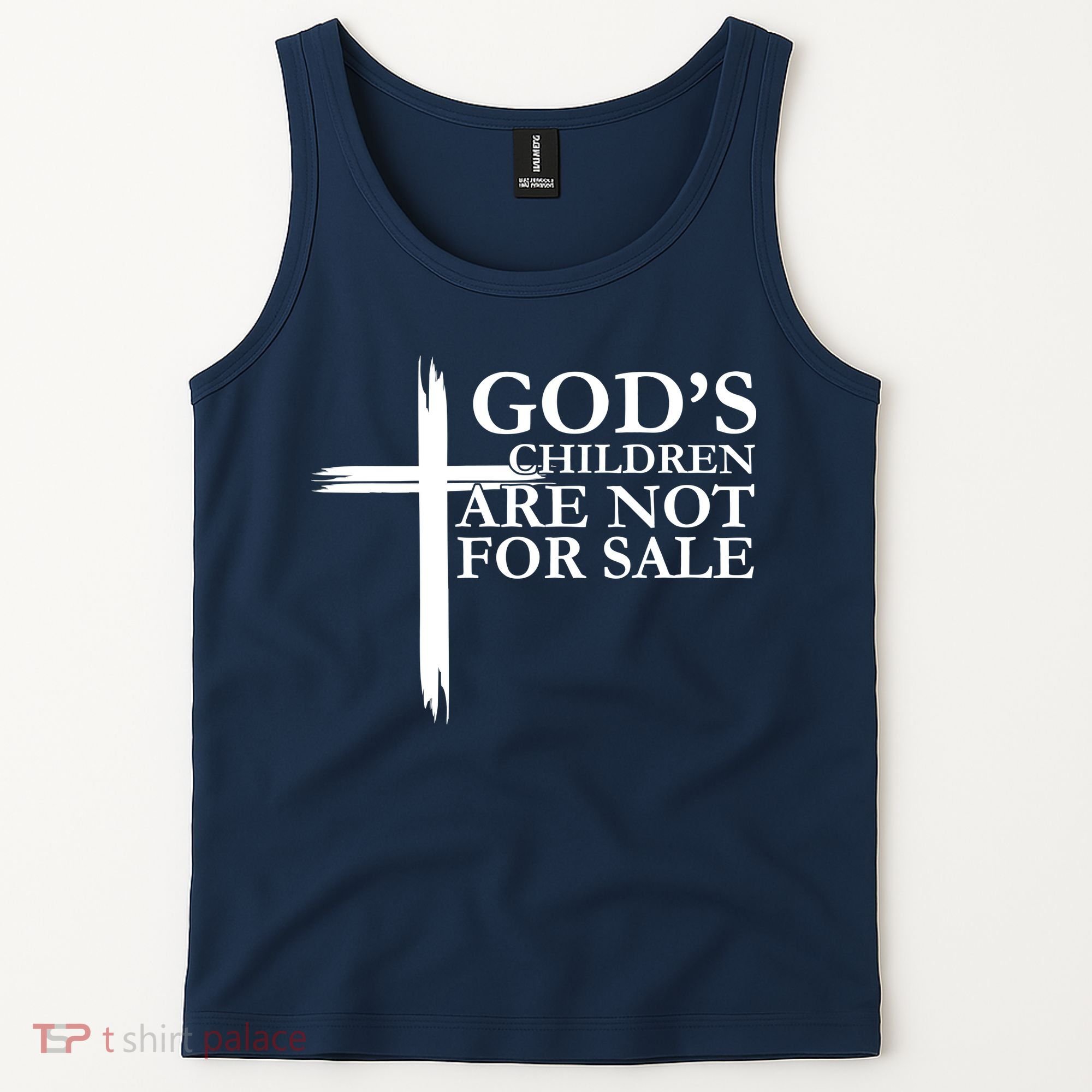 Gods Children Are Not For Sale Cross Tank Top
