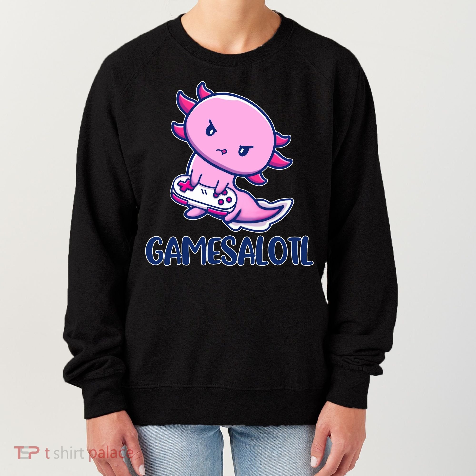 GAMESALOTL Cute Axolotl Women's Sweatshirt