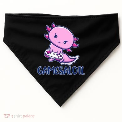 GAMESALOTL Cute Axolotl USA-Made Doggie Bandana