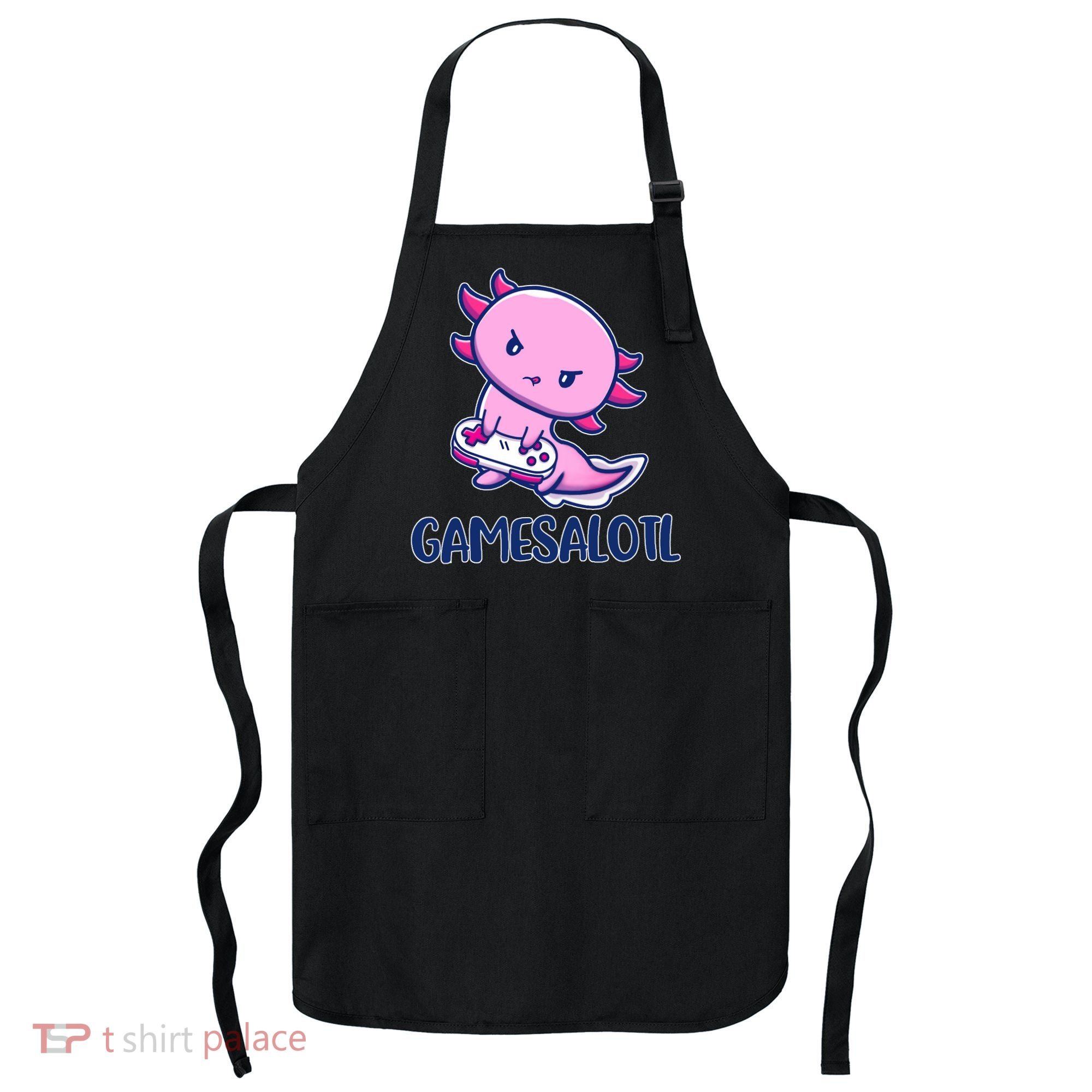 GAMESALOTL Cute Axolotl Apron