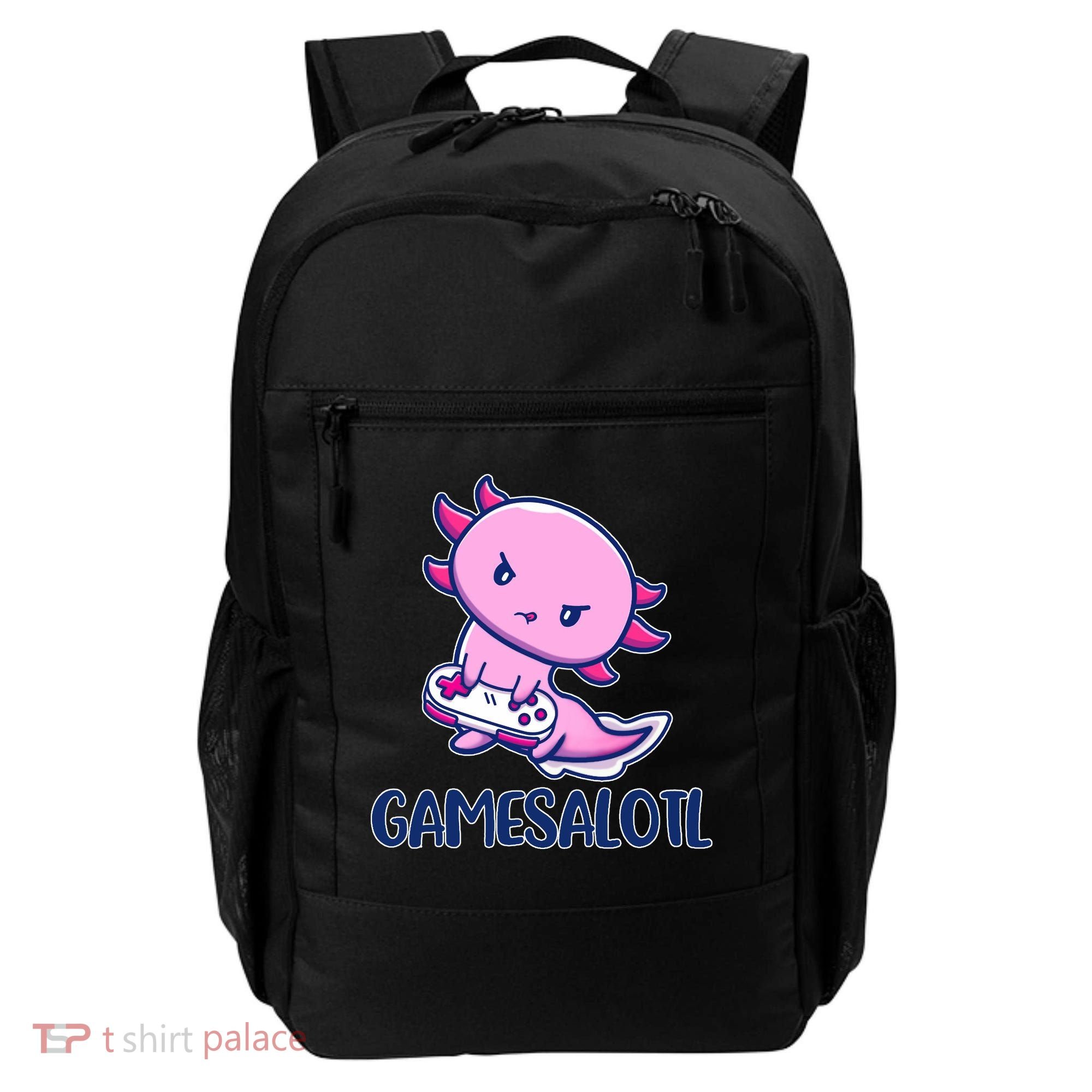 GAMESALOTL Cute Axolotl Backpack