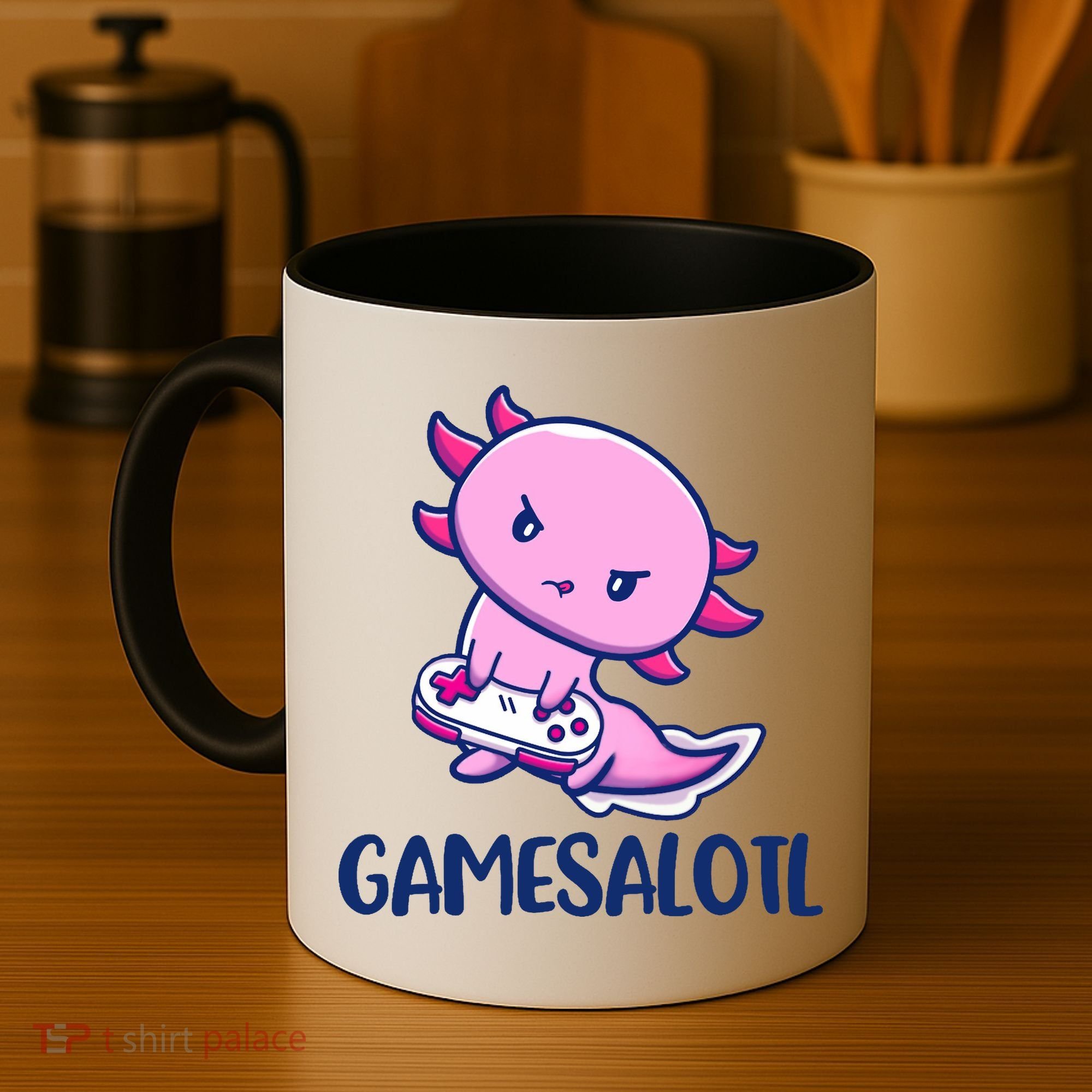 GAMESALOTL Cute Axolotl Coffee Mug