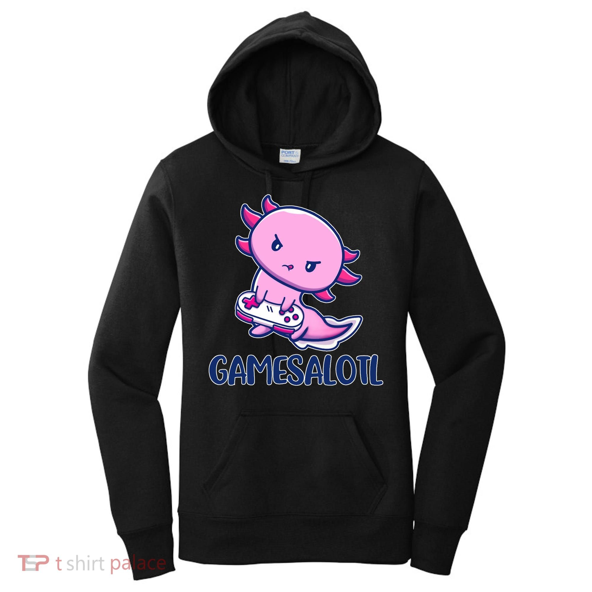 GAMESALOTL Cute Axolotl Women's Hoodie