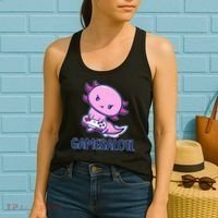 GAMESALOTL Cute Axolotl Women's Tank Top thumb 2