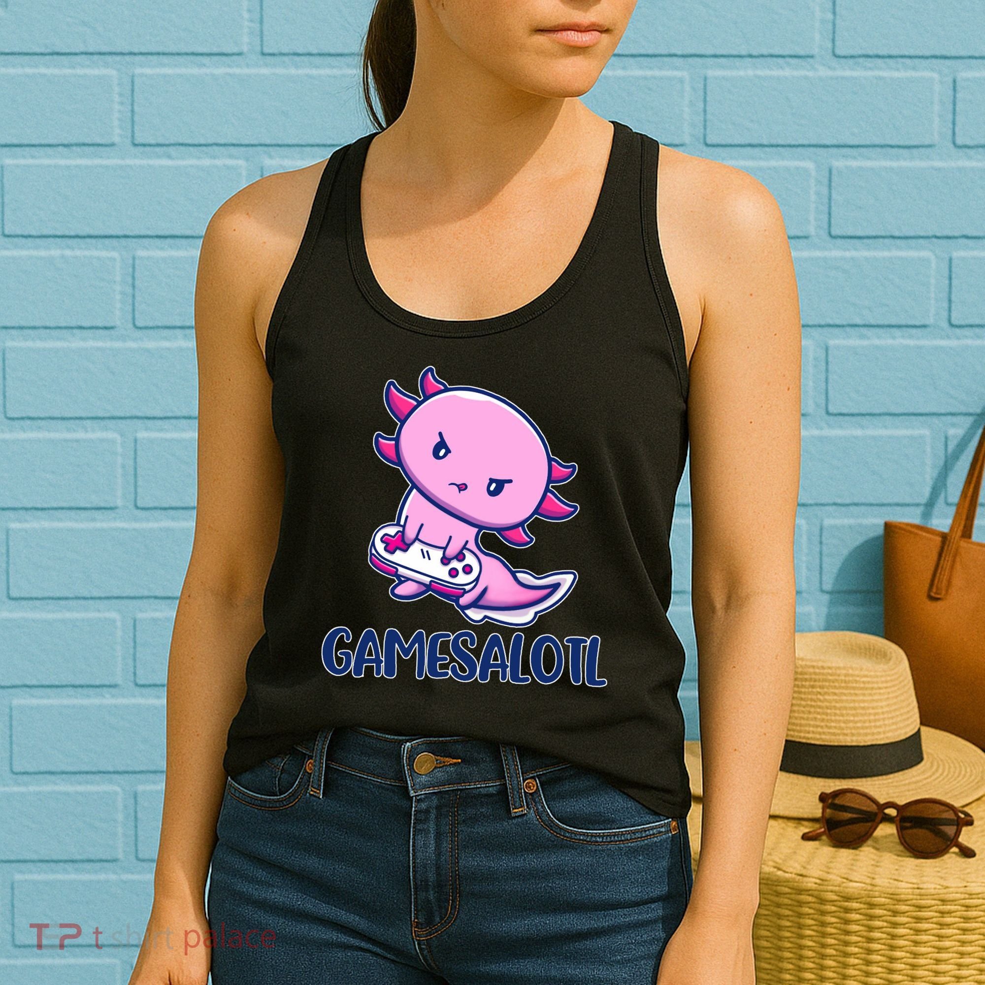 GAMESALOTL Cute Axolotl Women's Tank Top