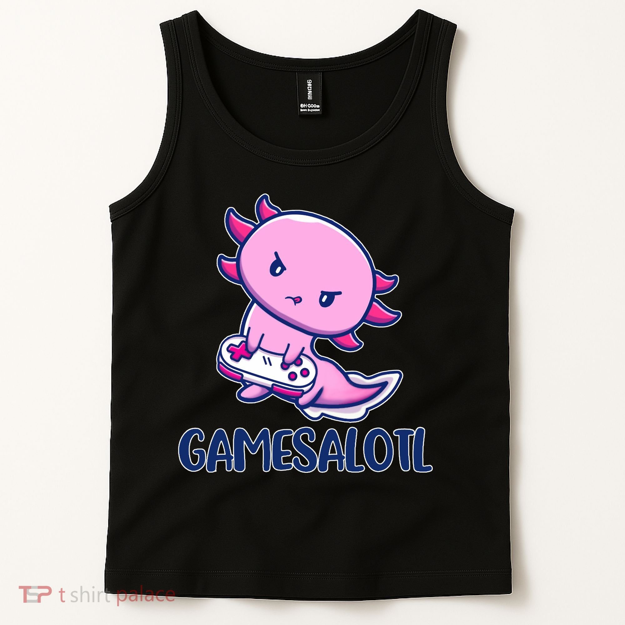 GAMESALOTL Cute Axolotl Tank Top