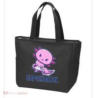 GAMESALOTL Cute Axolotl Tote Bag thumb 3