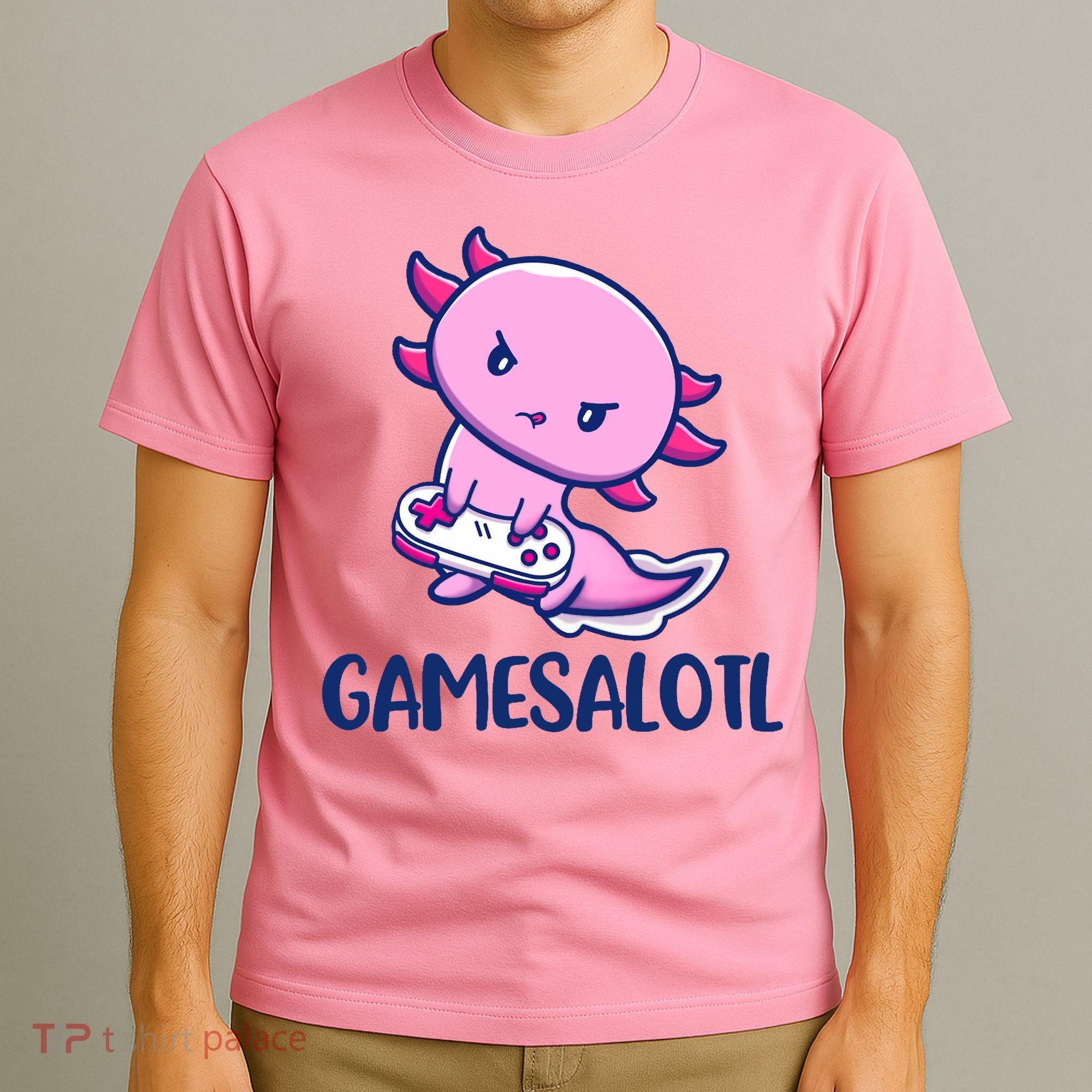 GAMESALOTL Cute Axolotl T-Shirt