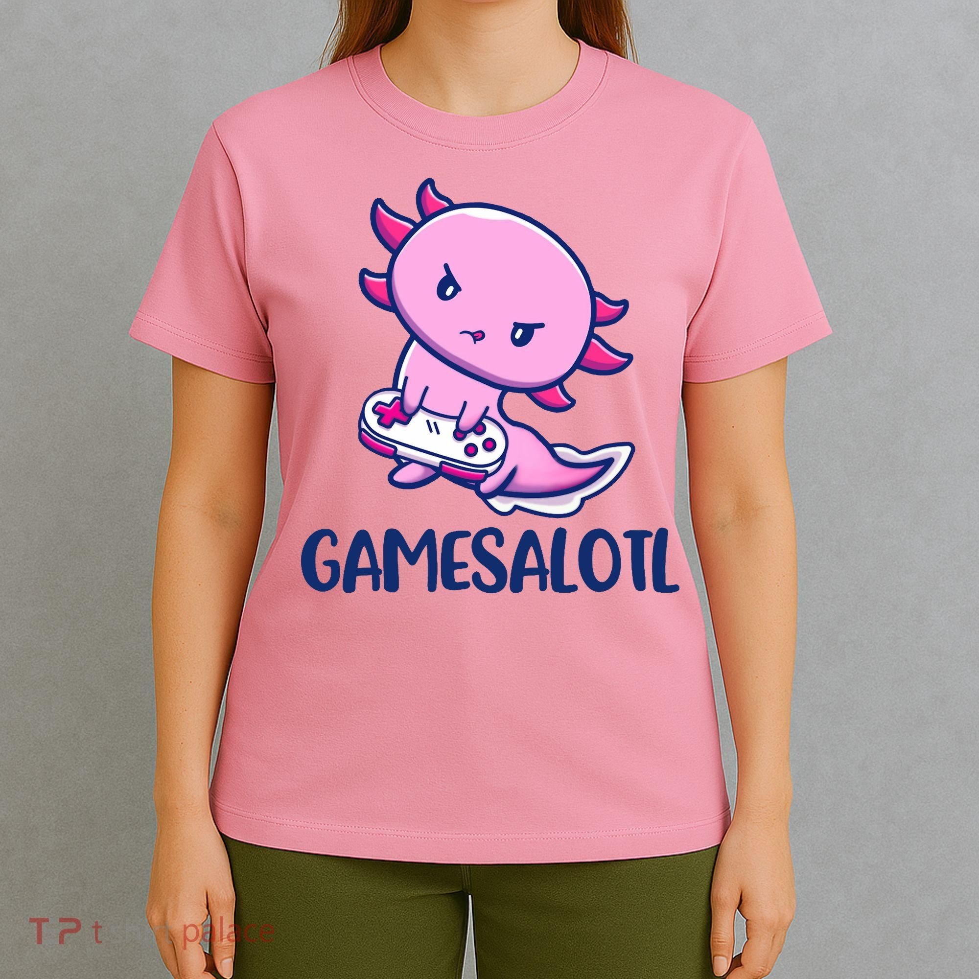 GAMESALOTL Cute Axolotl T-Shirt