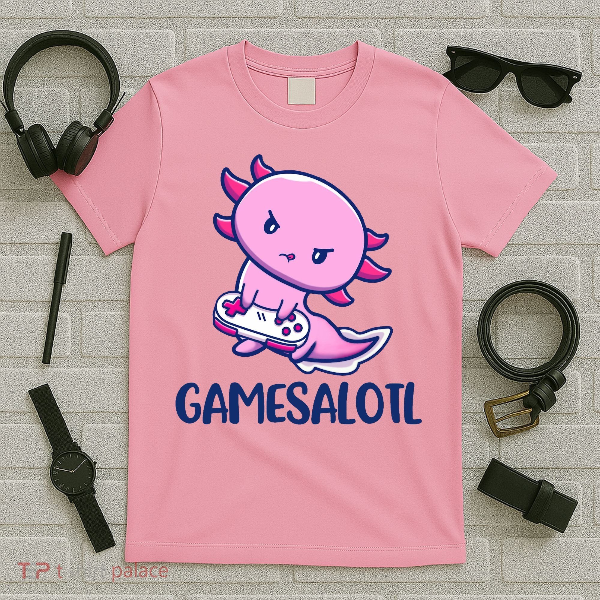 GAMESALOTL Cute Axolotl T-Shirt