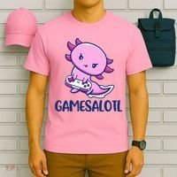 GAMESALOTL Cute Axolotl T-Shirt thumb 6