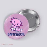 GAMESALOTL Cute Axolotl Button thumb 0