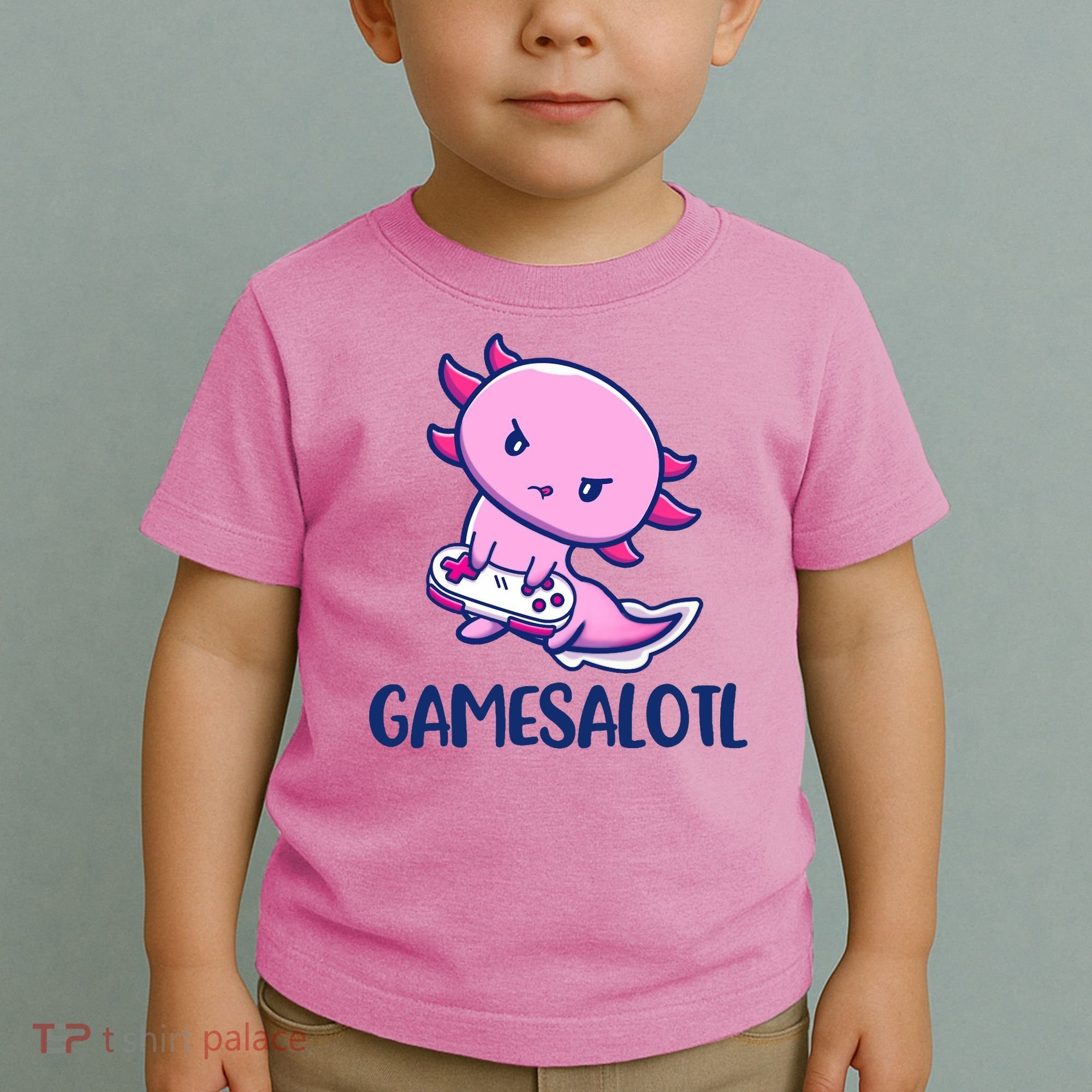 GAMESALOTL Cute Axolotl Toddler T-Shirt