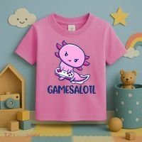 GAMESALOTL Cute Axolotl Toddler T-Shirt thumb 3