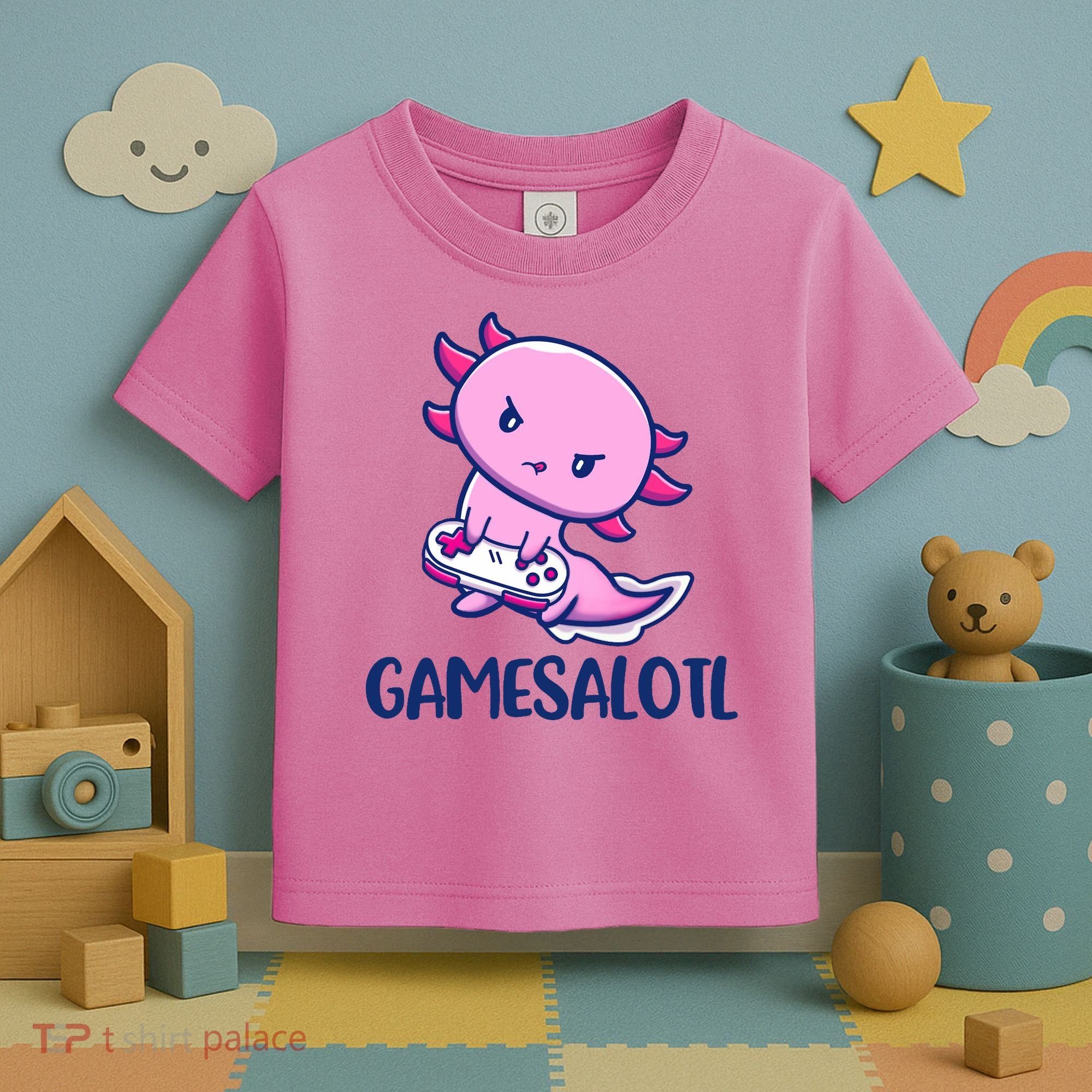 GAMESALOTL Cute Axolotl Toddler T-Shirt