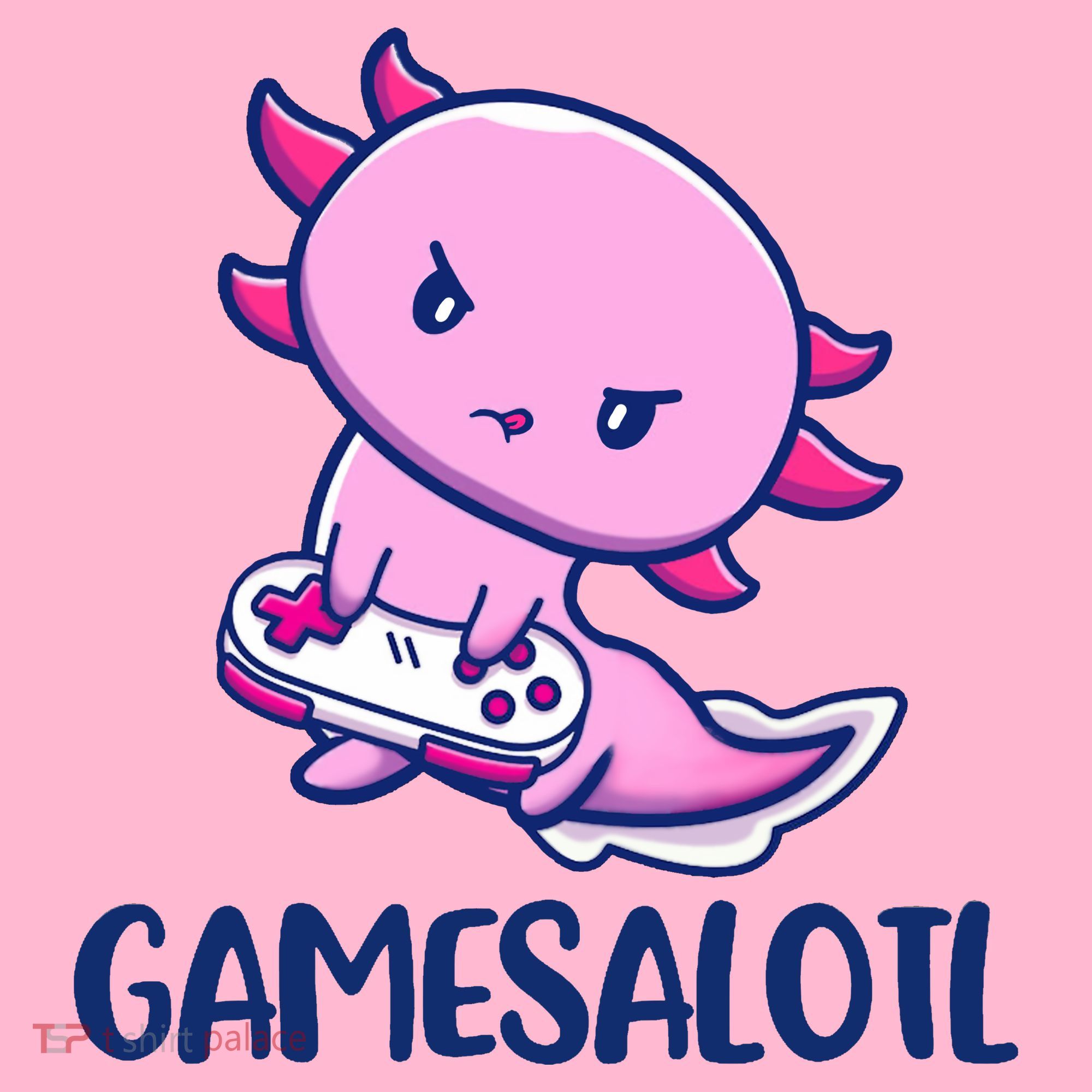 GAMESALOTL Cute Axolotl Kids Hoodie