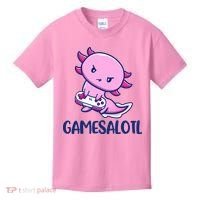 GAMESALOTL Cute Axolotl Kids T-Shirt thumb 0