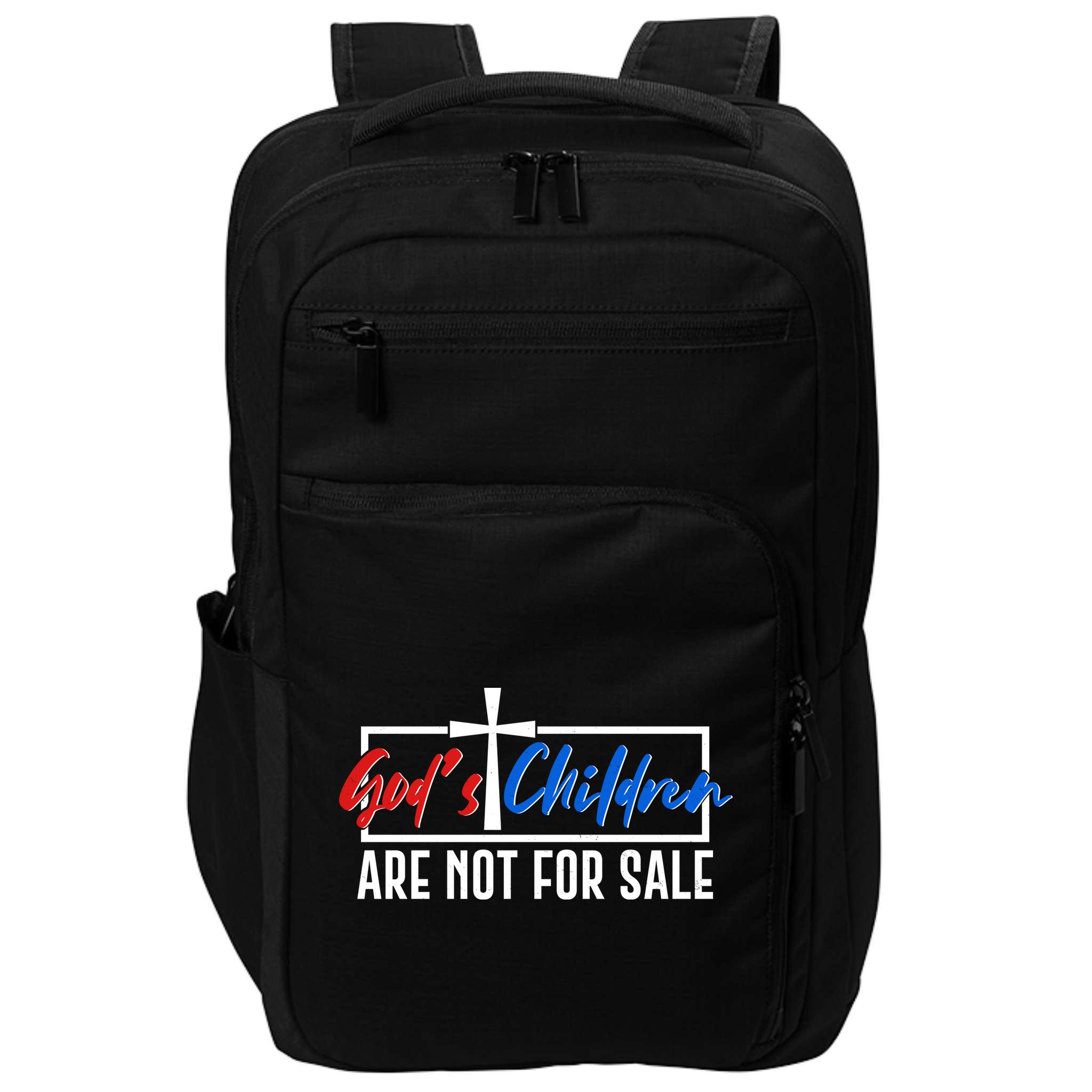 Gods Childrens Are Not For Sale Impact Tech Backpack
